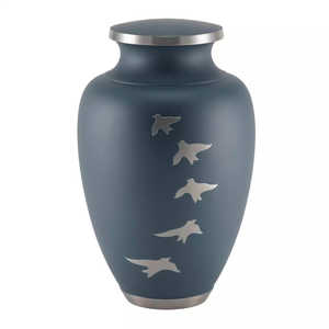 โกศบรรจุอัฐิรูปนกบิน ดีไซน์ทันสมัย ทำด้วยมือ สำหรับผู้ใหญ่ ทำจากโลหะอะลูมิเนียม ใช้สำหรับตกแต่งงานศพ อุปกรณ์เสริมโลงศพ - Product Image 1