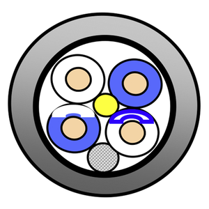 Cable de Micrófono de Bajo Ruido LSZH STAR QUAD S-7116 de 5.0 mm - Product Image 1