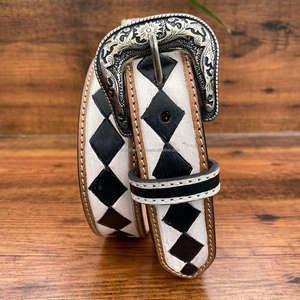 2025 nueva llegada tendencia a cuadros cuero genuino duradero y ajustable hebilla hombres cinturón elegante de alta calidad Unisex cinturón - Product Image 6