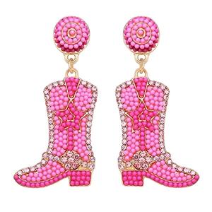 Fashionable Handcraft Embroidery Chappell Roan <b>Halloween</b> Beaded Dangle Drop Design <b>Earrings</b> And Designer By Hiba Enterprises - Product Image 1