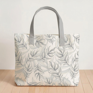 ถุงผ้าฝ้ายนำกลับมาใช้ใหม่ได้ ทนทาน ใช้สำหรับใส่ของช้อปปิ้ง มีหูหิ้ว พับเก็บได้ สำหรับตลาดและการเดินทาง - Product Image 2