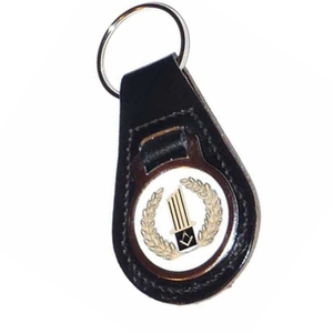 Llavero con Compás Cuadrado Masónico, Accesorio de la Hermandad Masónica, Diseño Elegante para Hombres, Idea de Regalo para Miembros de la Logia - Product Image 2