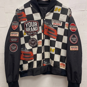 Chaqueta de Algodón de Primera Calidad con Logotipo Personalizado Bordado al Estilo de Carreras de Fórmula 1 para Hombre, Chaquetas de Carreras NASCAR para Hombre - Product Image 3