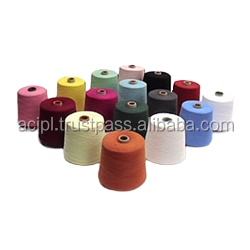 Fil à tisser robuste, durable, doux et écoresponsable en fil filé NE 18s/2 recyclé, anti-boulochage, absorbant l'humidité, anti-bactérien, couleurs foncées - Product Image 4