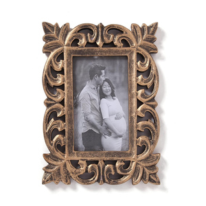 Cadre photo en bois design, cadre photo en bois massif de haute qualité, décoration artisanale classique, cadre photo en bois rustique vintage de qualité supérieure - Product Image 1