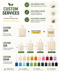 EcoDari Eco Friendly Fashion Letter Pattern Cotton <b>Canvas</b> <b>Tote</b> Bag Zipper Closure Shoulder Handle Custom Printed Shopping Bag - Product Image 6