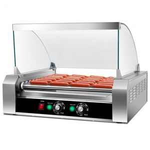 Attrezzatura da Cucina Commerciale in Acciaio Inox, Griglia a 11 Rulli e Macchina per Cuocere 30 Hot Dog - Product Image 6