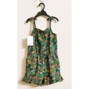 Women's <b>Summer</b> 100% Cotton Casual Floral Print Tanktop Comfortable Loose Fit Above Knee Sleeveless Spaghetti Strap - Product Image 2
