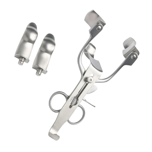 Retractor Quirúrgico Anal Autoajustable con Cuchillas Laterales Giratorias y Cuchilla Central, Instrumento Médico de Acero Inoxidable - Product Image 3