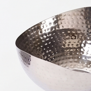 Fine Quality Hammered Stainless Steel <b>Salad</b> Serving <b>Bowl</b> Perfect For Fruit <b>Bowl</b> <b>Large</b> Metal Centerpiece Decorative <b>Bowl</b> - Product Image 3