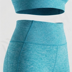 Conjuntos de Yoga de Tallas Grandes para Mujer, con Encaje, Frente Sólido Personalizable, Dos Piezas, Transpirables, Ecológicos, Impermeables, Equipo Premium - Product Image 5
