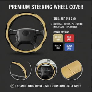 Housse de volant 45cm PU Business à 4 rayons avec noyau intérieur en TPE Universal Fit - Product Image 3