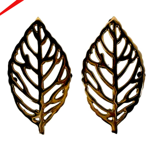 Flower Shape Set of 4 Metal Coasters With Copper Finished for Kitchenware Dining Table Drinks Serving <b>Mats</b> & Pads - Product Image 3