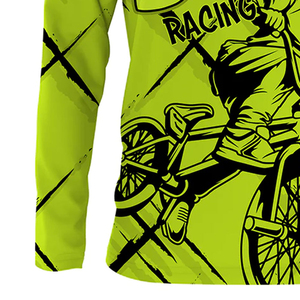 เสื้อเจอร์ซีย์ BMX ปี 2025 แบบสั่งทำพิเศษ พิมพ์ลายแบบ Sublimation สีพื้น ระบายอากาศได้ดี แห้งเร็ว น้ำหนักเบา สวมใส่สบาย เหมาะสำหรับการแข่งขันมอเตอร์ไซค์ - Product Image 3