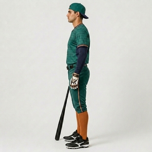 Uniforme de baseball conçu avec un tissu en polyester respirant, construction légère, uniforme de baseball professionnel, vêtements personnalisés - Product Image 4