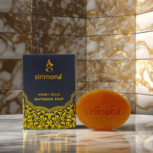 Jabón Facial Herbal de Miel Dorada SIRIMONA para Adultos, Blanqueador, Hidratante, Antiarrugas, Limpiador Facial de Arcilla para Eliminar Imperfecciones - Product Image 4