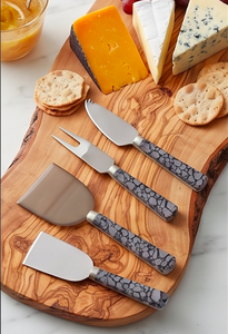 Household <b>Cheese</b> <b>Knives</b> <b>Set</b> Cutter And Slicer Stainless Steel With Patterned Handle Kitchenware <b>Cheese</b> <b>Set</b> For Kitchen Use - Product Image 6