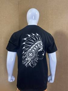 Custom Printed Men's T <b>Shirt</b> <b>Black</b> Short Sleeve O Neck Knitted Jersey Graphic <b>Tee</b> Casual Summer Wear - Product Image 1