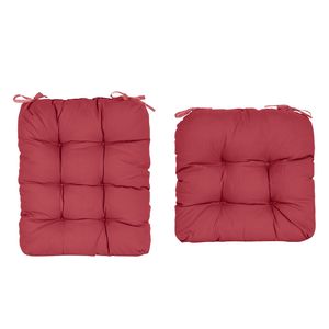 Juego de 2 cojines para respaldo superior e inferior y asiento para silla mecedora, cojines cómodos tipo almohada para asiento y respaldo - Product Image 4