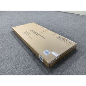 31.5 Inch Modern Dining <b>Table</b> Brown 2-4 People Capacity <b>Small</b> Circle <b>Kitchen</b> <b>Table</b> with Metal Black Legs - Product Image 4