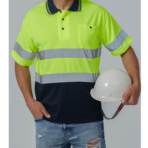 Ropa de Trabajo de Seguridad Asequible, Ropa Reflectante de Alta Visibilidad, Camiseta Polo Reflectante de Seguridad para Trabajo, Construcción y Actividades al Aire Libre - Product Image 2