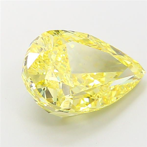 MANYA JEWELS เพชรทรงลูกแพร์ 4 กะรัต สีเหลือง CVD ผลิตในห้องปฏิบัติการ ได้รับการรับรองจาก IGI ระดับความสะอาด VS1 การเจียระไนอย่างยอดเยี่ยม สำหรับเครื่องประดับหรูหรา - Product Image 3