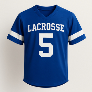 Maillot de lacrosse : Service OEM, Maillot de lacrosse tendance en vente, Col en V personnalisé, Confectionné avec les meilleurs matériaux - Product Image 1