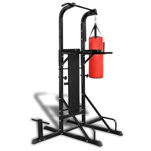 Torretta di potere del sistema palestra di casa con Sit-Up panca e sacco da boxe - Product Image 4