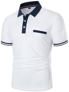 Camiseta de Golf Profesional para Hombre, Personalizada con Bordado, Anti-Pilling, de Secado Rápido, Tejido de Poliéster/Algodón para Torneos - Product Image 1