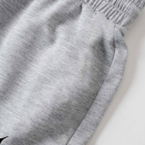 Shorts de Cintura Alta de Lona Tejida, Estilo Urbano, con Detalle de Botones, Color Sólido, Transpirables, Ecológicos, de Secado Rápido, Cintura Elástica, para Mujer - Product Image 1