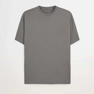 Camiseta Casual de Algodón para Hombre, Manga Corta, Corte Holgado, Estilo Urbano, Moda de Verano, Suministro al por Mayor de Fábrica, Fabricante OEM - Product Image 4