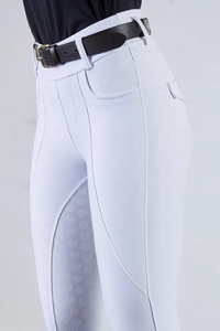Leggings d'équitation de luxe élégants en coton et silicone, coupe western, coupe-vent, respirants, imperméables, personnalisables - Product Image 3