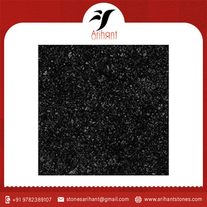 Custom Absolute <b>Black</b> <b>Polished</b> Durable Granite Wall Decoration for Villa Office Building Bulk Export India - Product Image 6