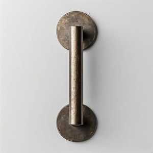 Modern Dark Steel Oval Rosette <b>Door</b> Pull Handle Heavy Duty Barn Wooden <b>Glass</b> Entrance <b>Door</b> Grab Bar Hardware Durable Antirust - Product Image 4