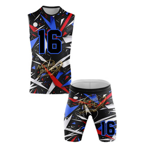 Uniformes de football 7v7 en gros |   Maillots et pantalons de compression personnalisés par sublimation avec taille élastique (100% polyester) - Product Image 4