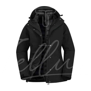 Chaqueta Acolchada Unisex de Softshell, Formal, Impermeable, Cortavientos, Transpirable, Ligera, con Capucha, de Nailon/Algodón y Forro Polar para Invierno - Product Image 4