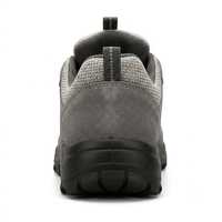 Chaussures de sécurité basses pour hommes en daim respirant avec embout en acier, antidérapantes, résistantes à l'eau et anti-perforation, pour usine et cuisine