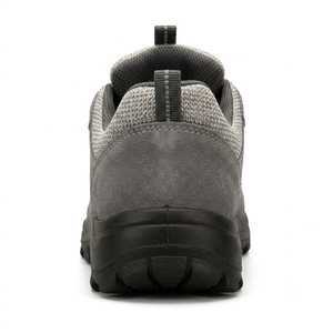 <b>Men's</b> Steel Toe Safety <b>Shoes</b> Suede Breathable Work Footwear Anti Slip <b>Water</b> Resistant Puncture <b>Proof</b> Low Cut for Construction - Product Image 5