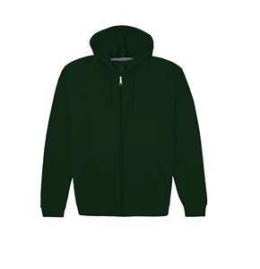 เสื้อฮู้ดผู้ชายสีพื้นแบบมีซิปเต็มตัว ทรงปกติ สไตล์ลำลอง ผ้าฝ้าย 100% เหมาะสำหรับใส่ในฤดูใบไม้ร่วง สีดำ - Product Image 4