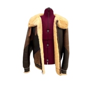 Blouson aviateur en soie personnalisé pour homme, style britannique B-2, hiver, Seconde Guerre mondiale, avec fermeture éclair et col en V