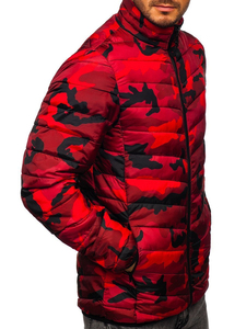 OEM Outdoor Reversible Eco-Friendly Puffer <b>Jacket</b> with Hood Men's Wholesale Custom Winter Warm Thickened Breathable Front Logo - Product Image 4