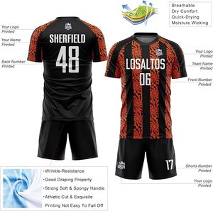 Custom Soccer Jersey <b>Sets</b> for Teams & Players, Personalized Football Uniform with Shorts for Men Women Youth - Product Image 3