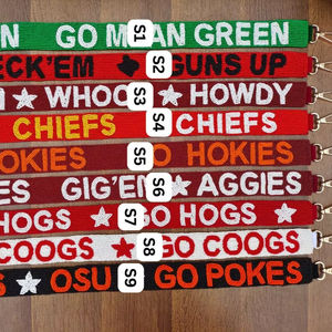 Correa de cuentas colorida para mujer, estilo único hecho a mano, mejora cualquier bolso de mano, bandolera o cinturón metálico. - Product Image 1