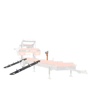 Rampa di Carico/Ribaltamento Tronchi con Verricello a 2 Velocità da 2000 Libbre, Ricevitore per Montante/Braccio, Pacchetto TMG PSM30, Lunghezza Rampa 70 Pollici, Capacità di Carico 3800 Libbre - Product Image 1