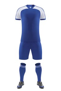 Conjunto de Camiseta de Fútbol para Hombre, Manga Corta, Bloques de Color, Poliéster que Absorbe la Humedad, Uniformes para Adultos, Todas las Temporadas - Product Image 6