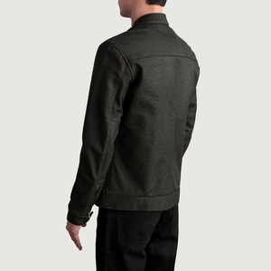 Blouson de motard élégant pour homme en cuir véritable brun vieilli – Options tendance pour l'hiver – Personnalisation OEM en gros - Product Image 5