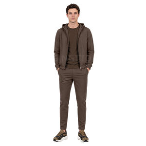 Survêtement Homme Personnalisable 10 Couleurs Coupe Classique Streetwear Sportif Ensemble à Capuche avec Poignets et Taille Côtelés Service OEM & ODM - Product Image 4