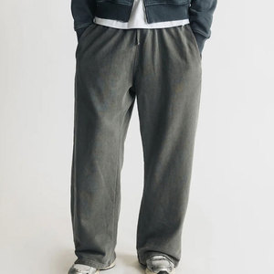Premium Acid Wash <b>Trouser</b> For Men Soft Fabric Comfortable Fit Ideal For Casual Wear Street Style And Daily Outfits - Product Image 1