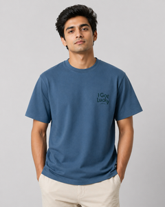 เสื้อยืดโอเวอร์ไซส์พรีเมียม 290 GSM ผ้าคอตตอนผสมเนื้อหนา พิมพ์ลายเองด้านหน้า สตรีทแวร์ ยูนิเซ็กซ์ รับผลิตแบบ OEM ODM พร้อมส่ง - Product Image 1