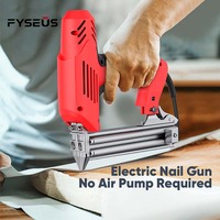 Pistolet à clous pneumatique Fyseus 30 mm pour la fabrication d'armoires, 360 clous, pour le bois